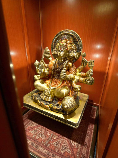पंचमुखी हनुमान '10 इंच' (शुद्ध पीतल)